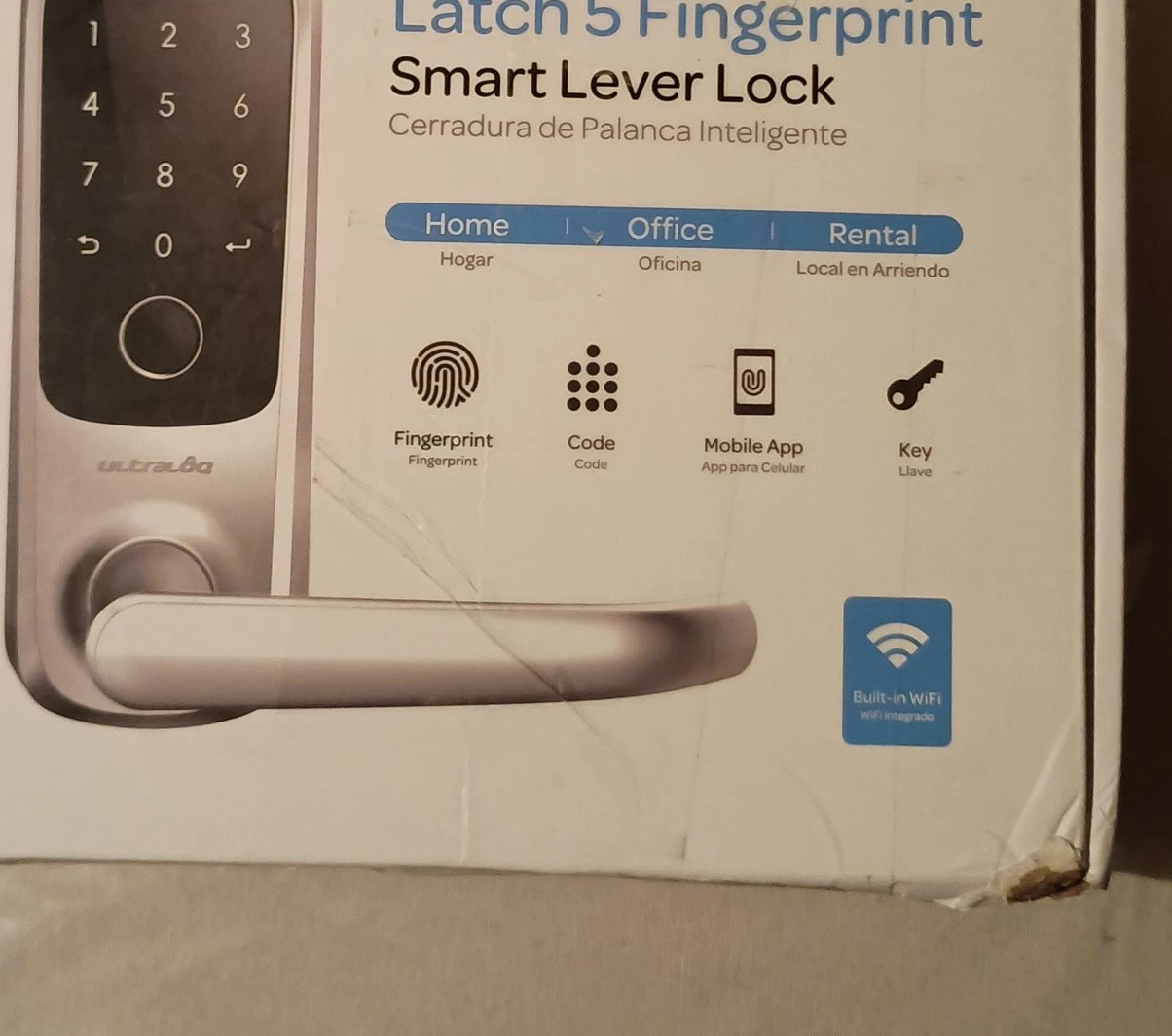 Ultraloq Latch 5 Fingerprint Smart Lever Lock