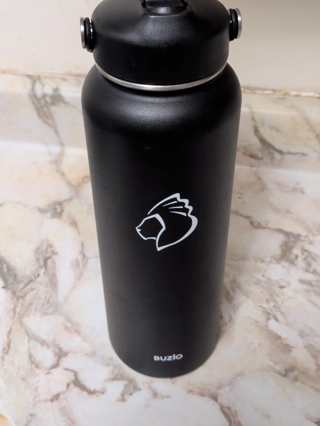 Buzio Black Water Bottle
