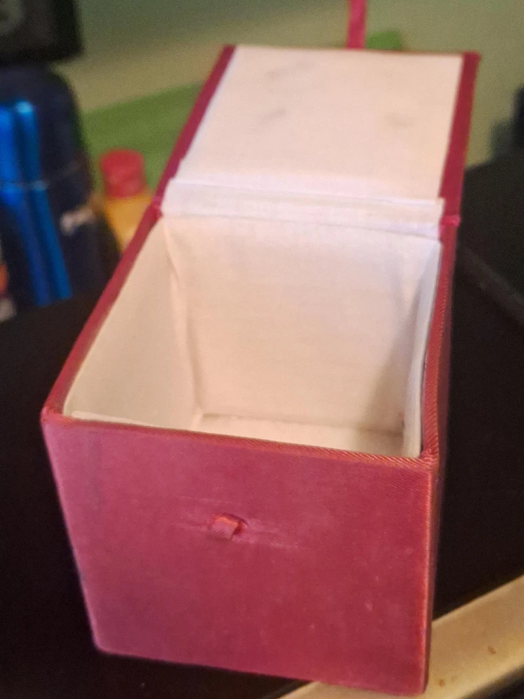 Red decorative storage box