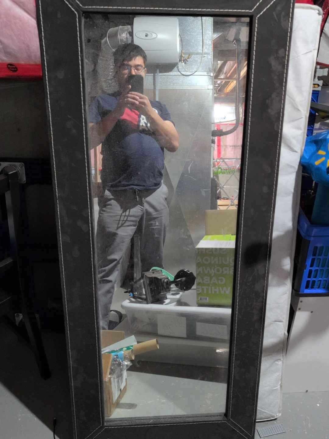 Black Framed Full Length Mirror