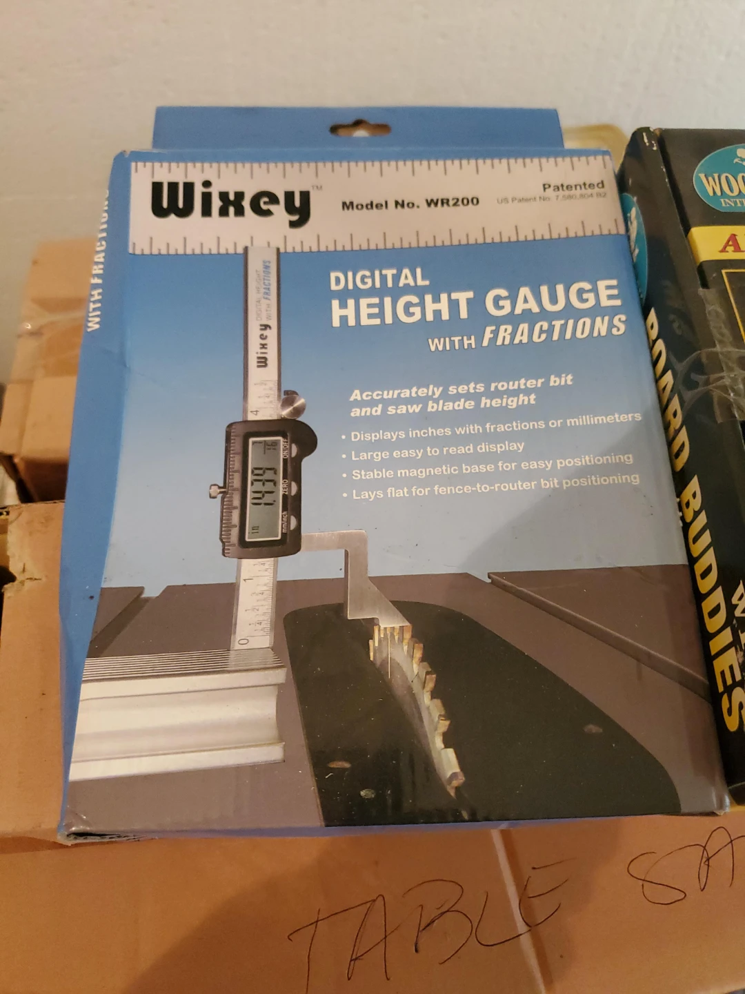 Wixey WR200 Digital Height Gauge with Fractions