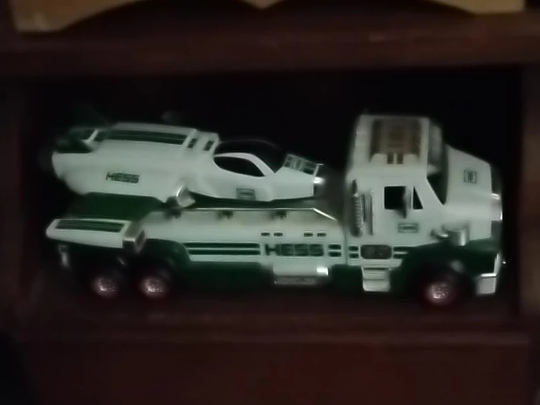 Hess Toy Truck and Helicopter