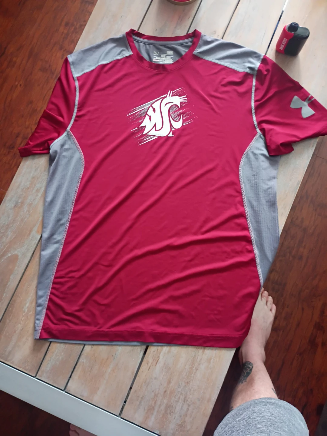 Under Armour Washington State Cougars HeatGear T-Shirt LG