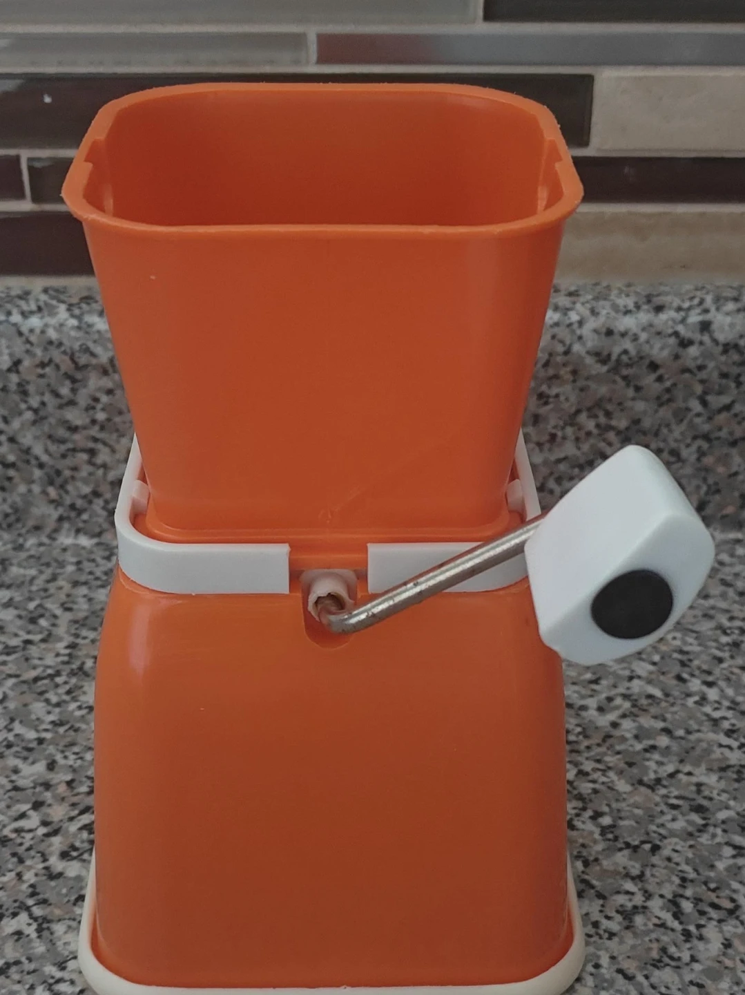 Orange Manual Food Grinder/Shredder