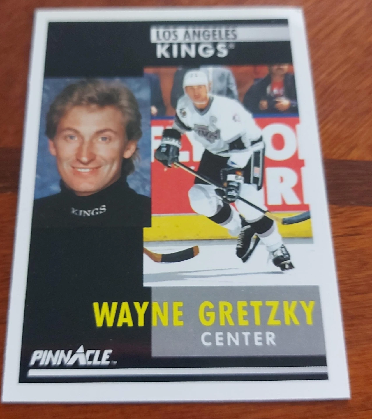 Pinnacle Wayne Gretzky Los Angeles Kings Hockey Card