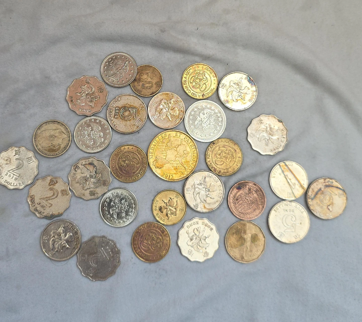 Assorted Hong Kong Coins