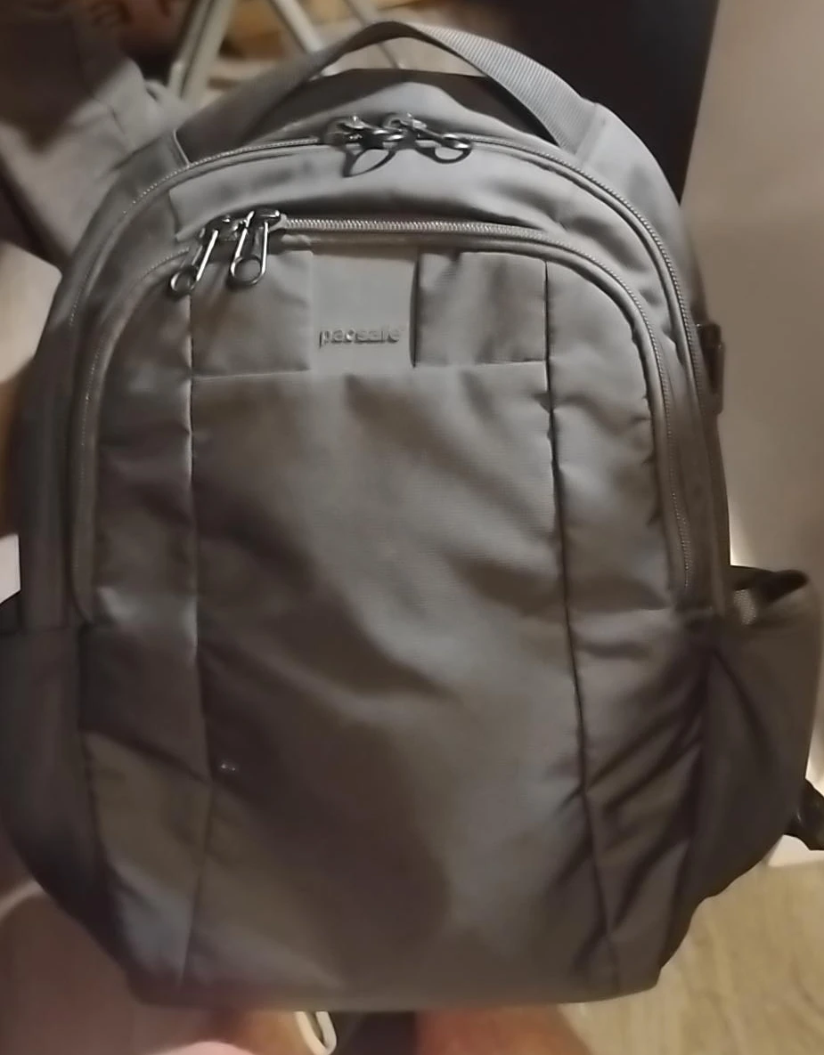 Pacsafe Black Backpack