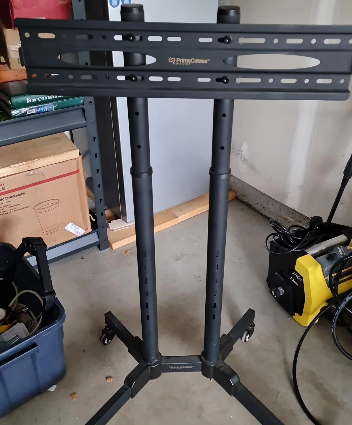 PrimeCables Rolling TV Stand