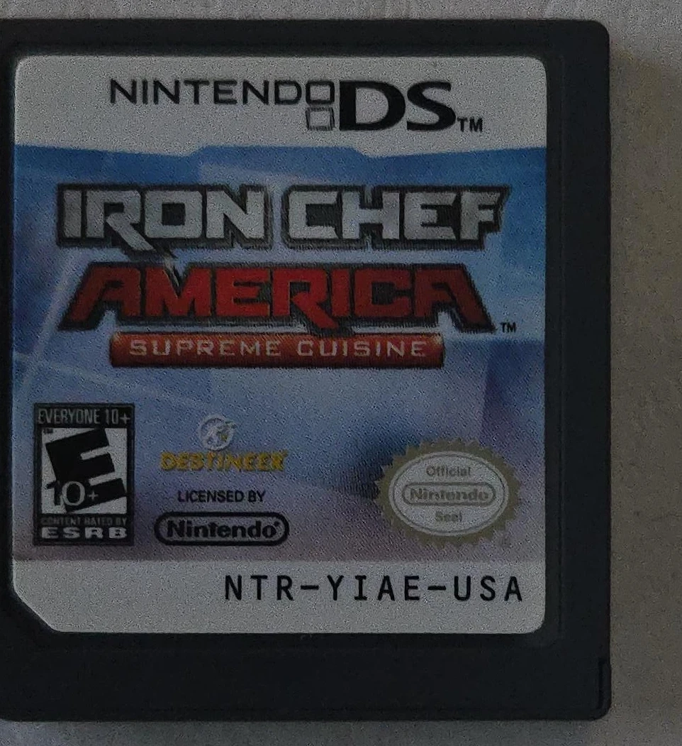 Nintendo DS Iron Chef America Supreme Cuisine Game