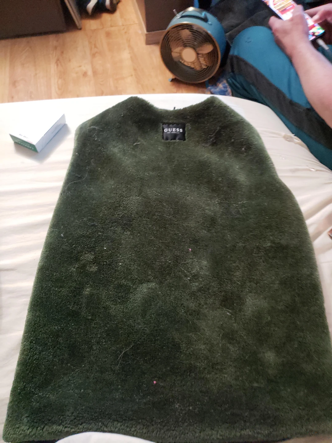 GUESS Sherpa Vest - Green