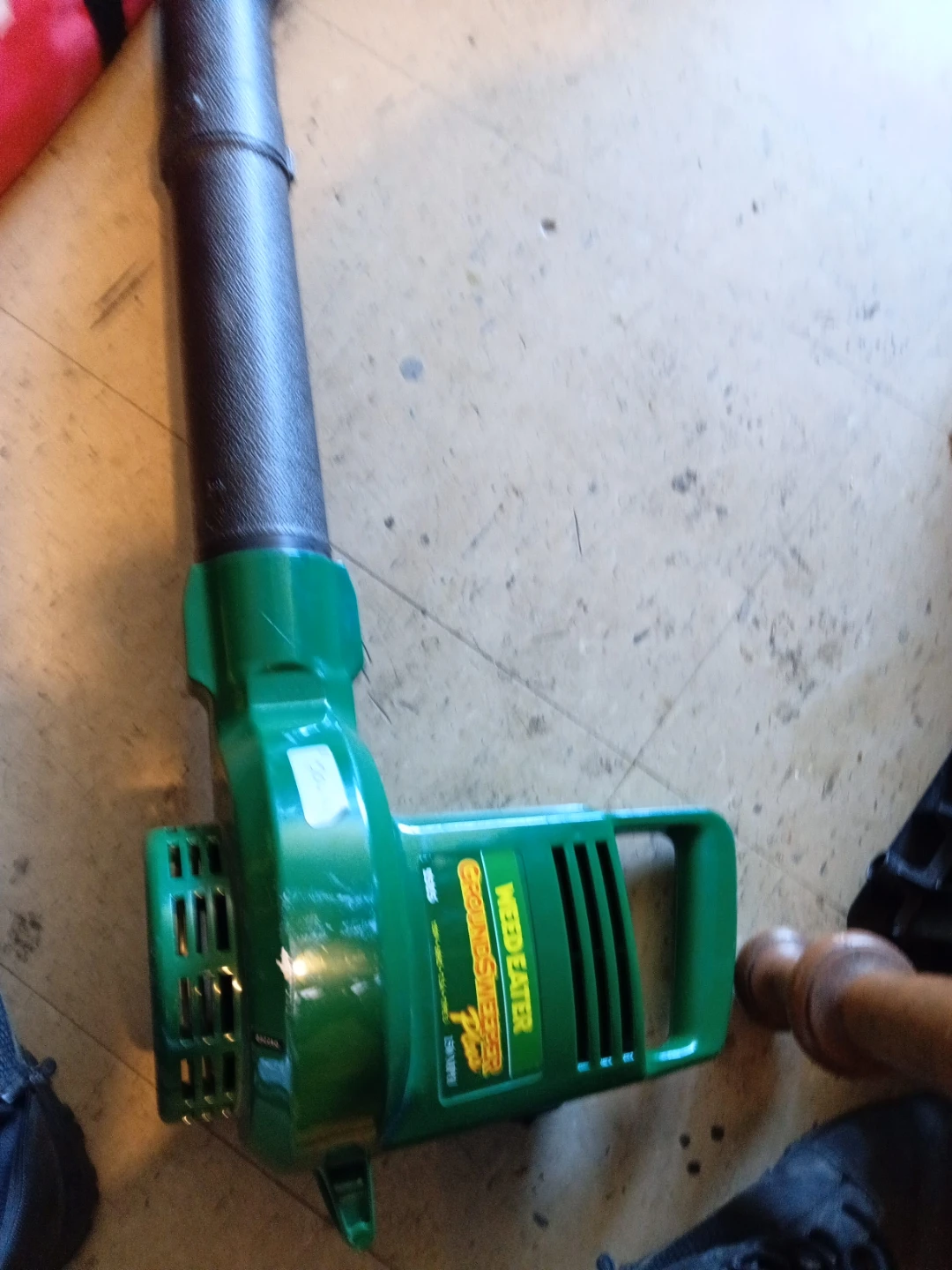 Weed Eater Ground Sweeper Plus Blower