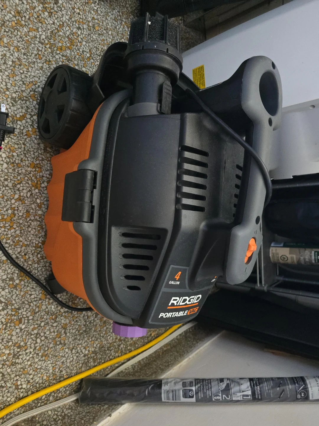 RIDGID 4 Gallon Portable Vac