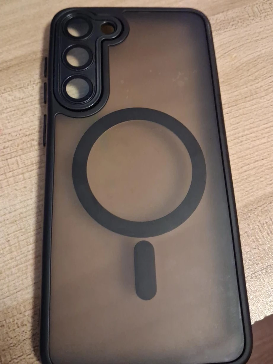 Smoky Black Magnetic Phone Case for s23