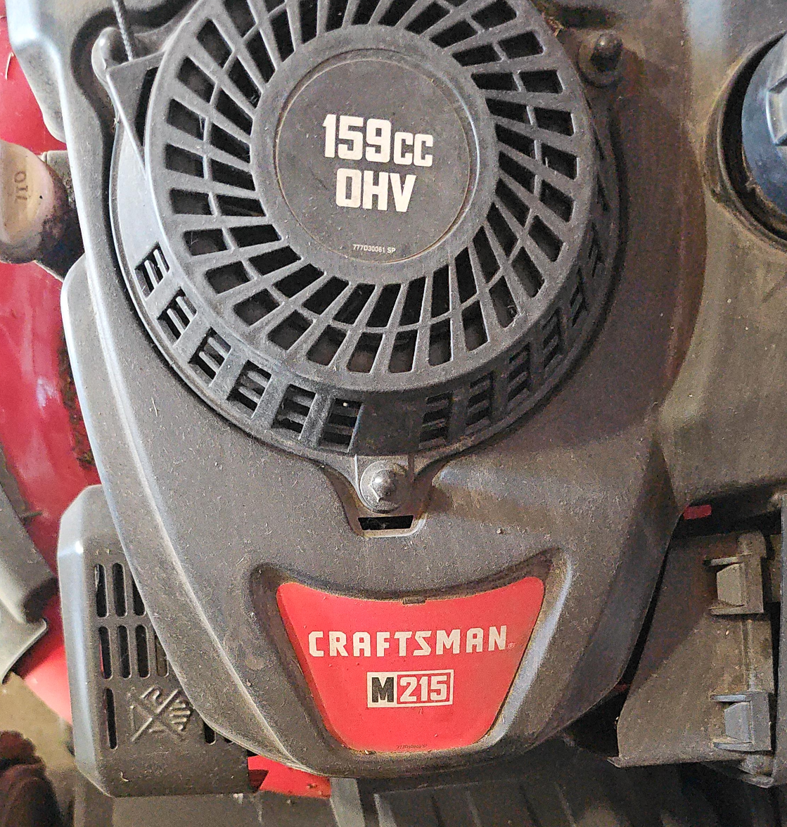 Craftsman M215 Self-Propelled Gas Lawn Mower - photo 3