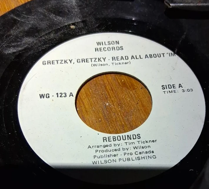 Wilson Records Gretzky, Gretzky - Read All About 'Im 7" Vinyl