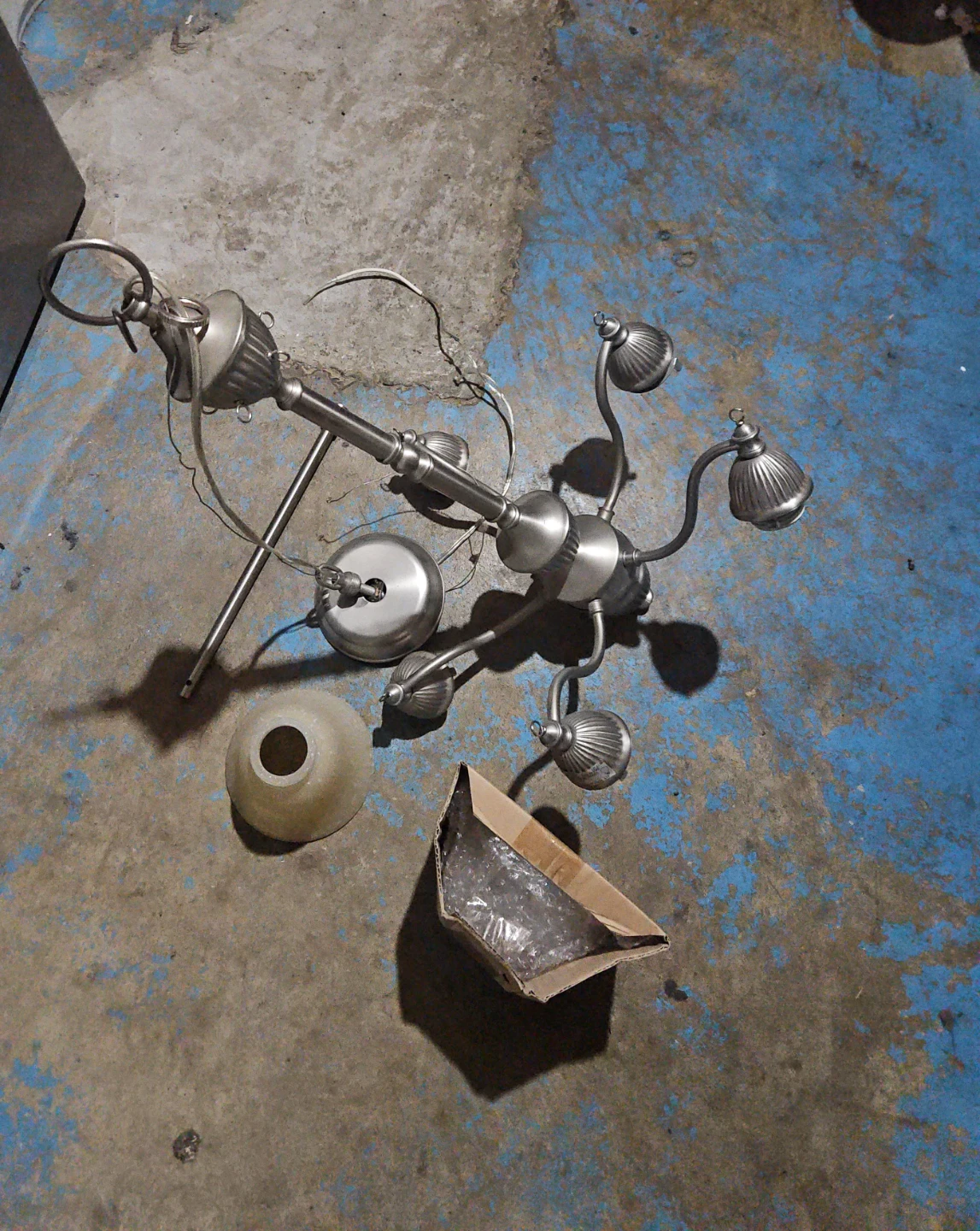 Satin Nickel 5-Light Chandelier