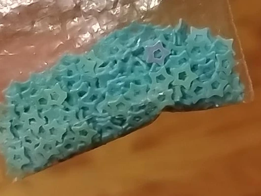 Blue star sequins - photo 2