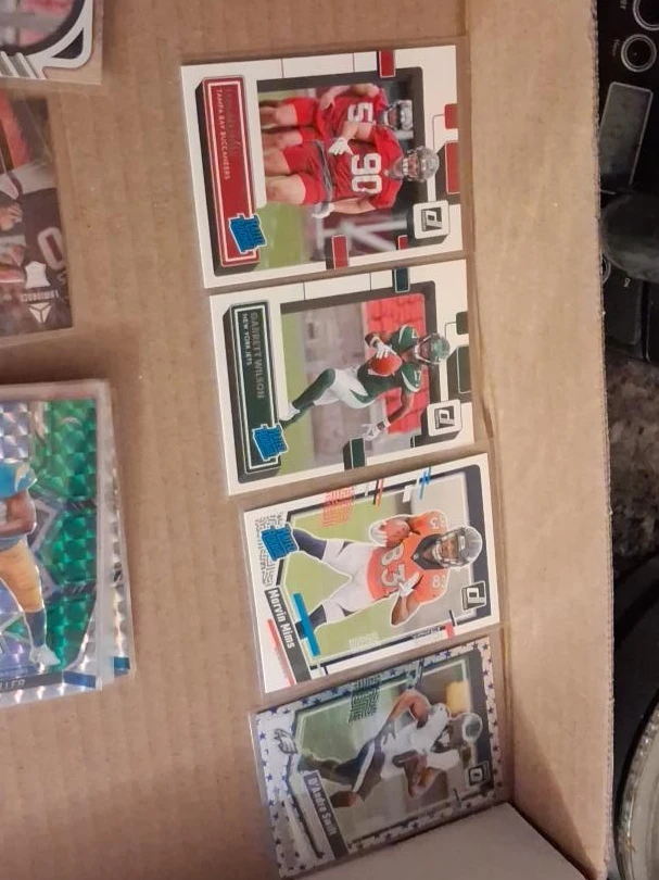 Collection of 5 NFL Donruss Optic Football Cards