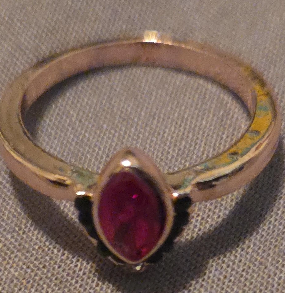 Marquise Cut Gemstone Ring