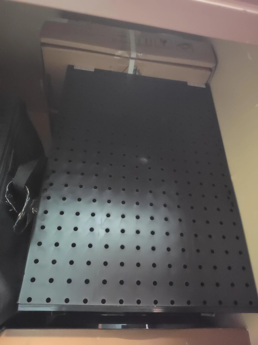 Black Pegboard Organizer