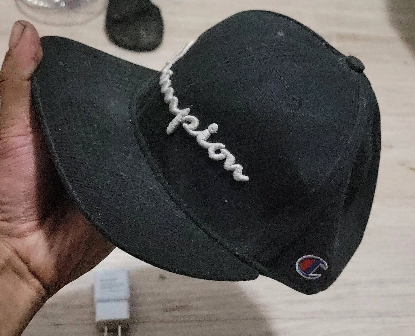 Black Champion Baseball Cap