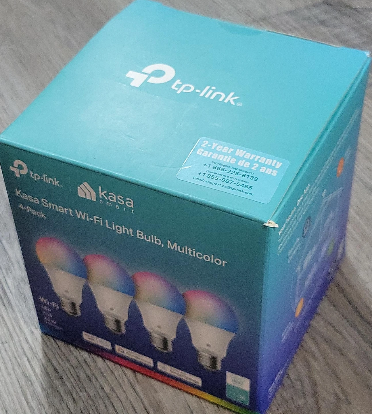 TP-Link Kasa Smart Wi-Fi Multicolor Light Bulbs (4-Pack)