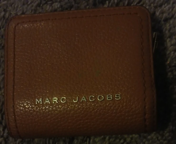 Marc Jacobs Brown Leather Coin Purse