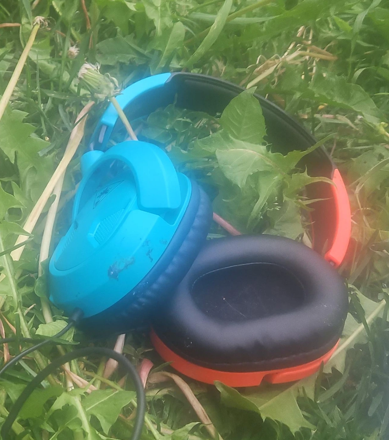 Turtle Beach Blue and Orange Headphones