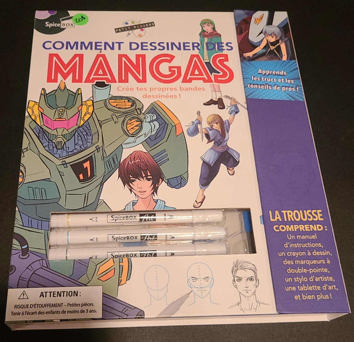 Spicebox How to Draw Manga Art Kit
