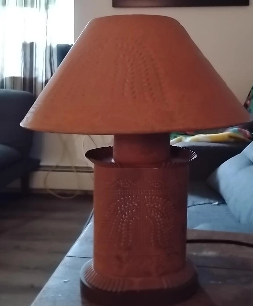 Terracotta Table Lamp