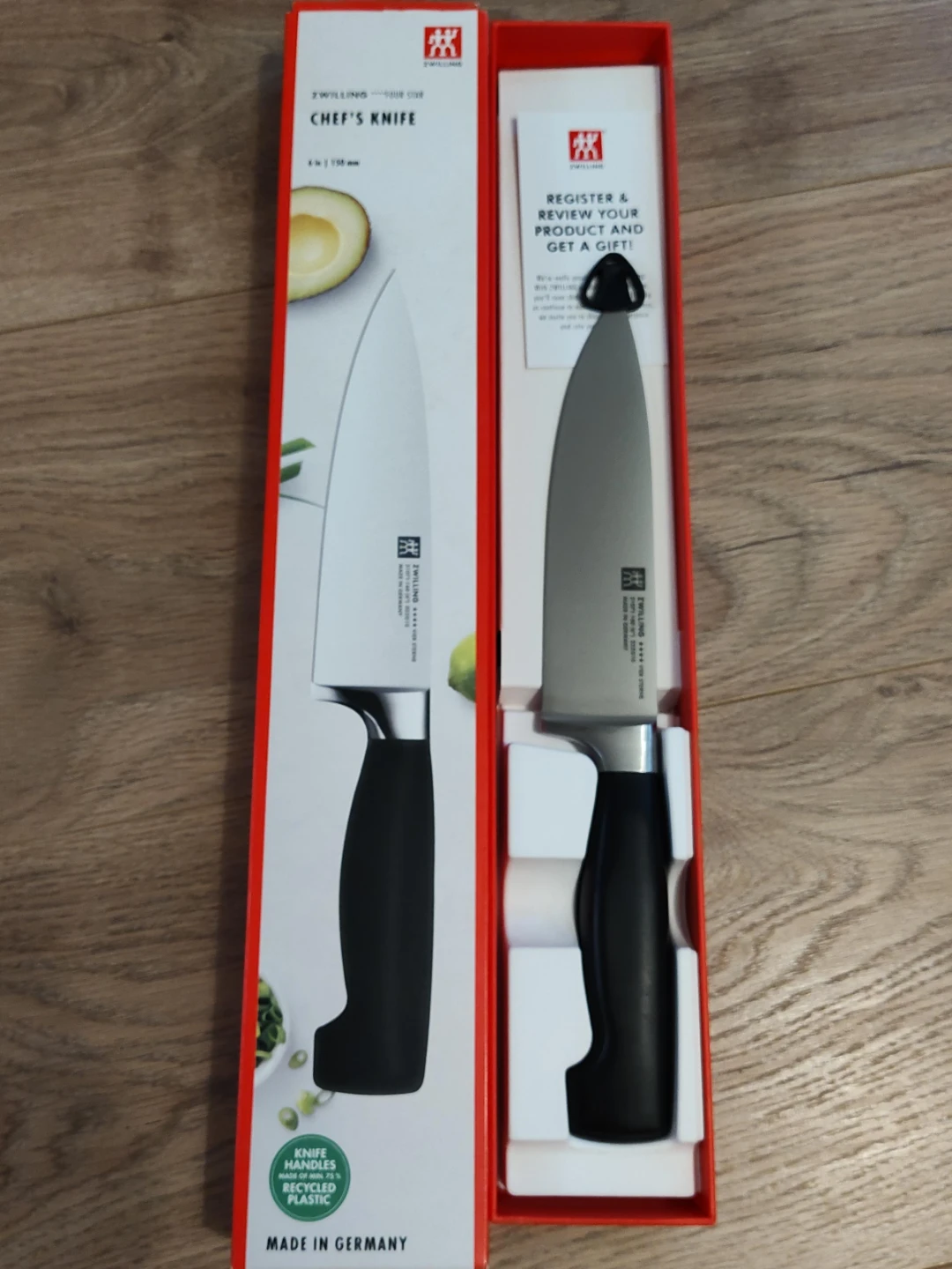 Zwilling Four Star Chef's Knife - 6 inch