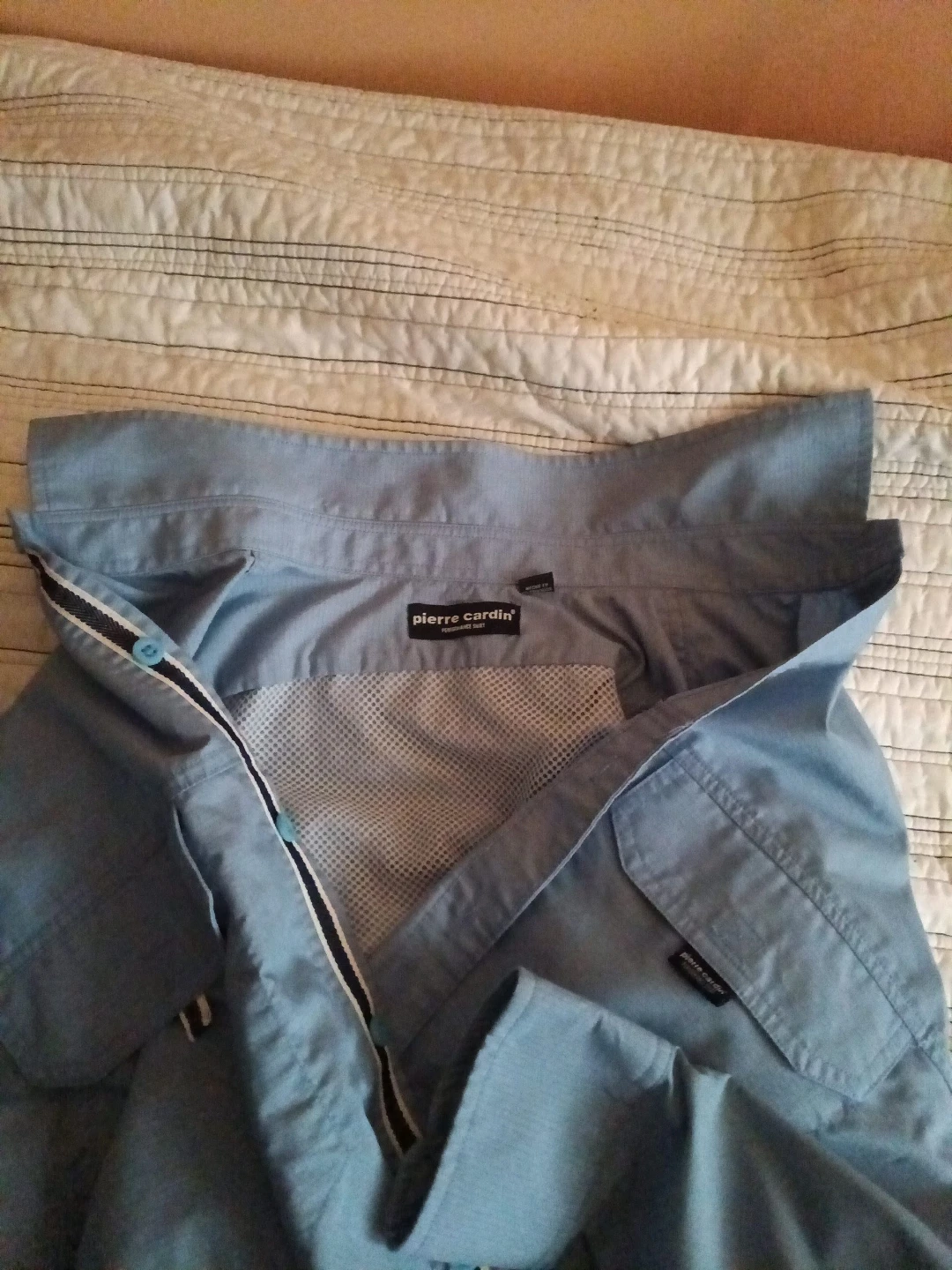 Pierre Cardin Light Blue Performance Shirt
