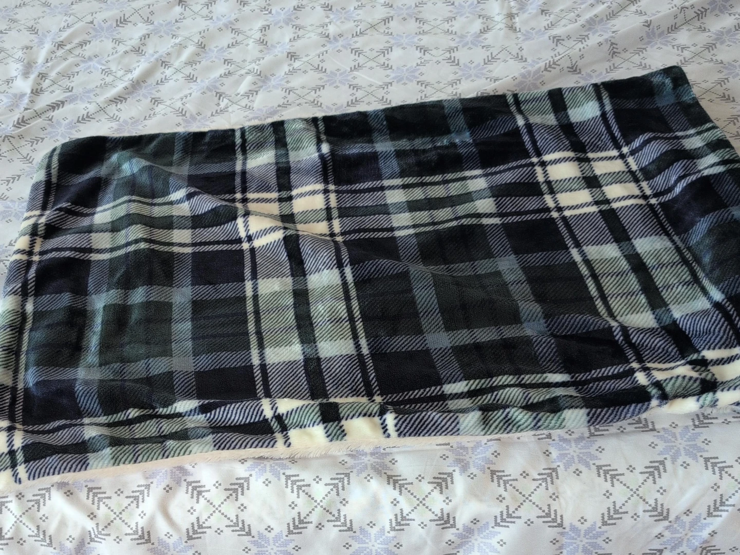 Cozy Plaid Fleece pillow cases