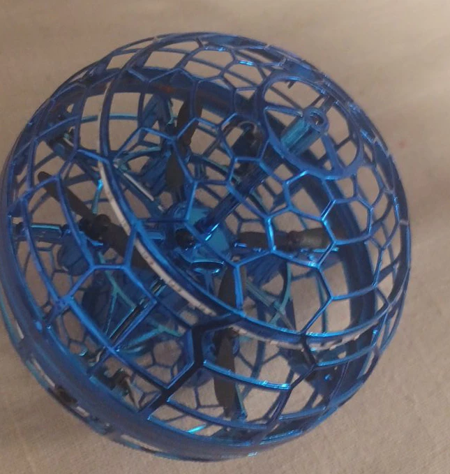 Blue Flying Ball Toy