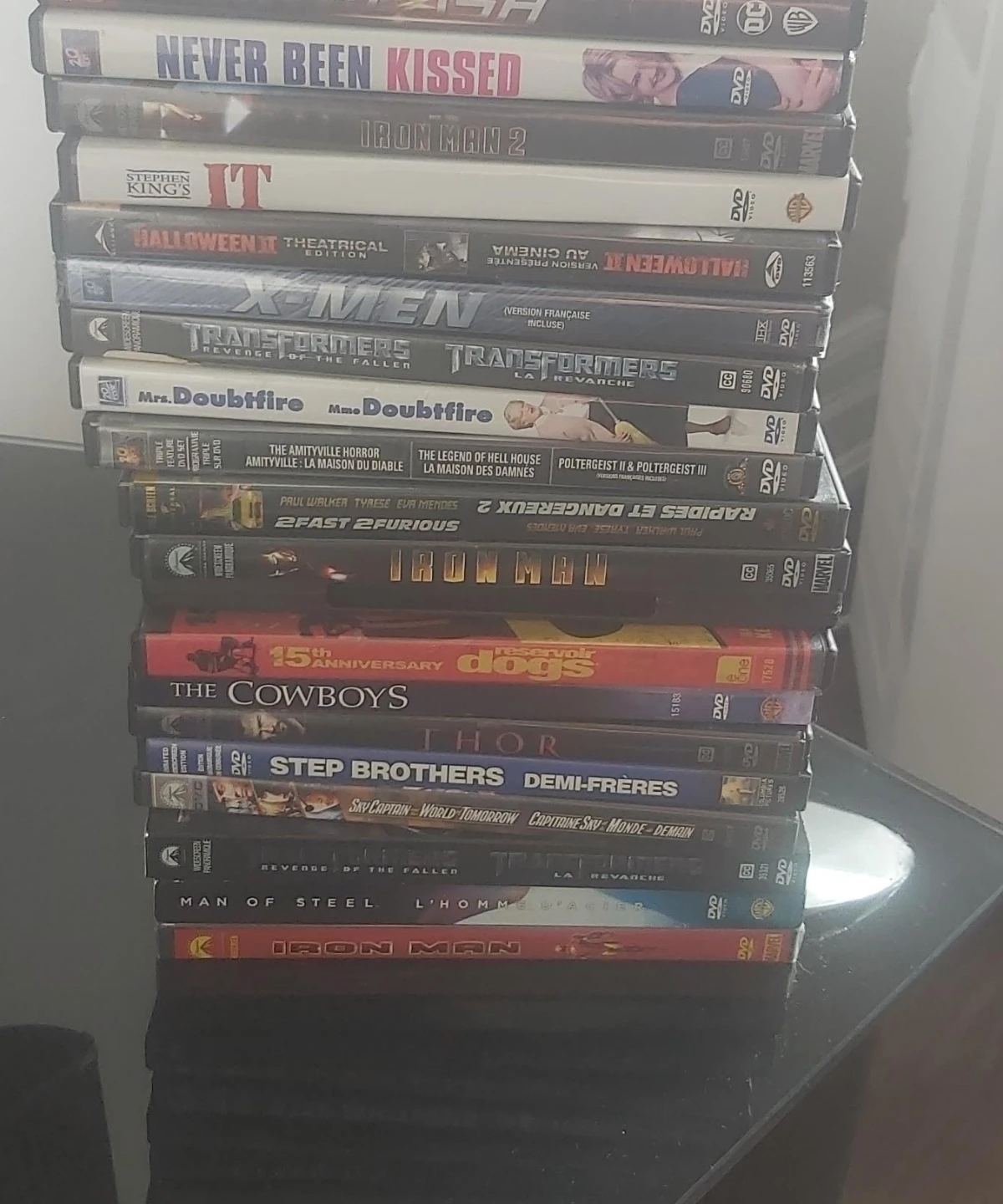 DVD Collection: Iron Man, Transformers, X-Men, and More