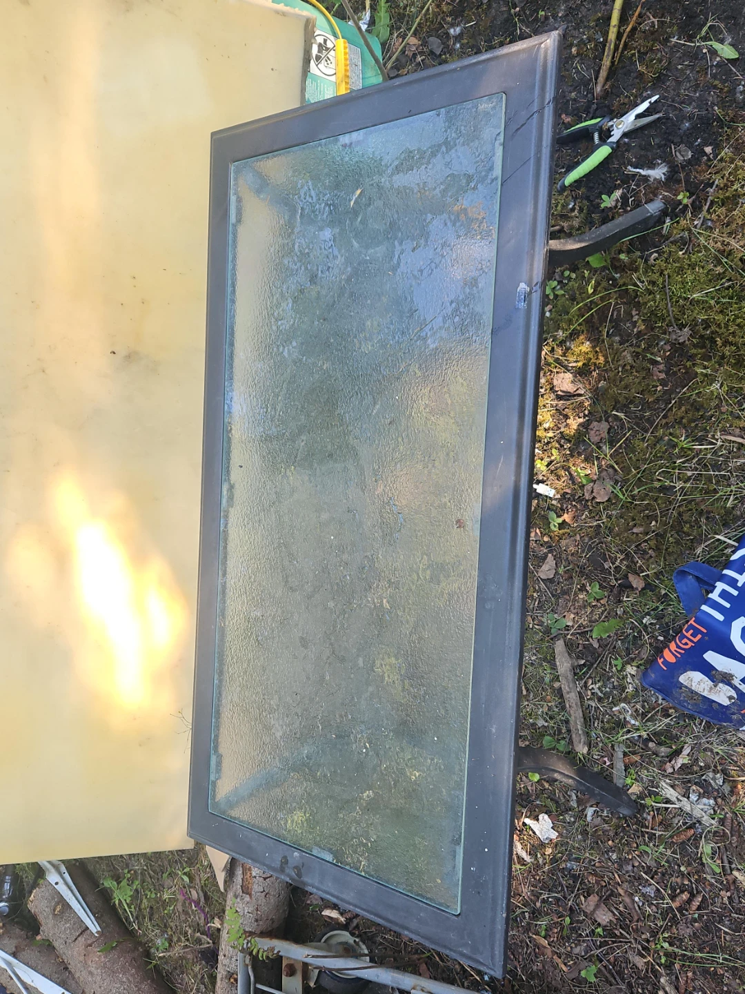 Rectangular Glass Top Coffee Table