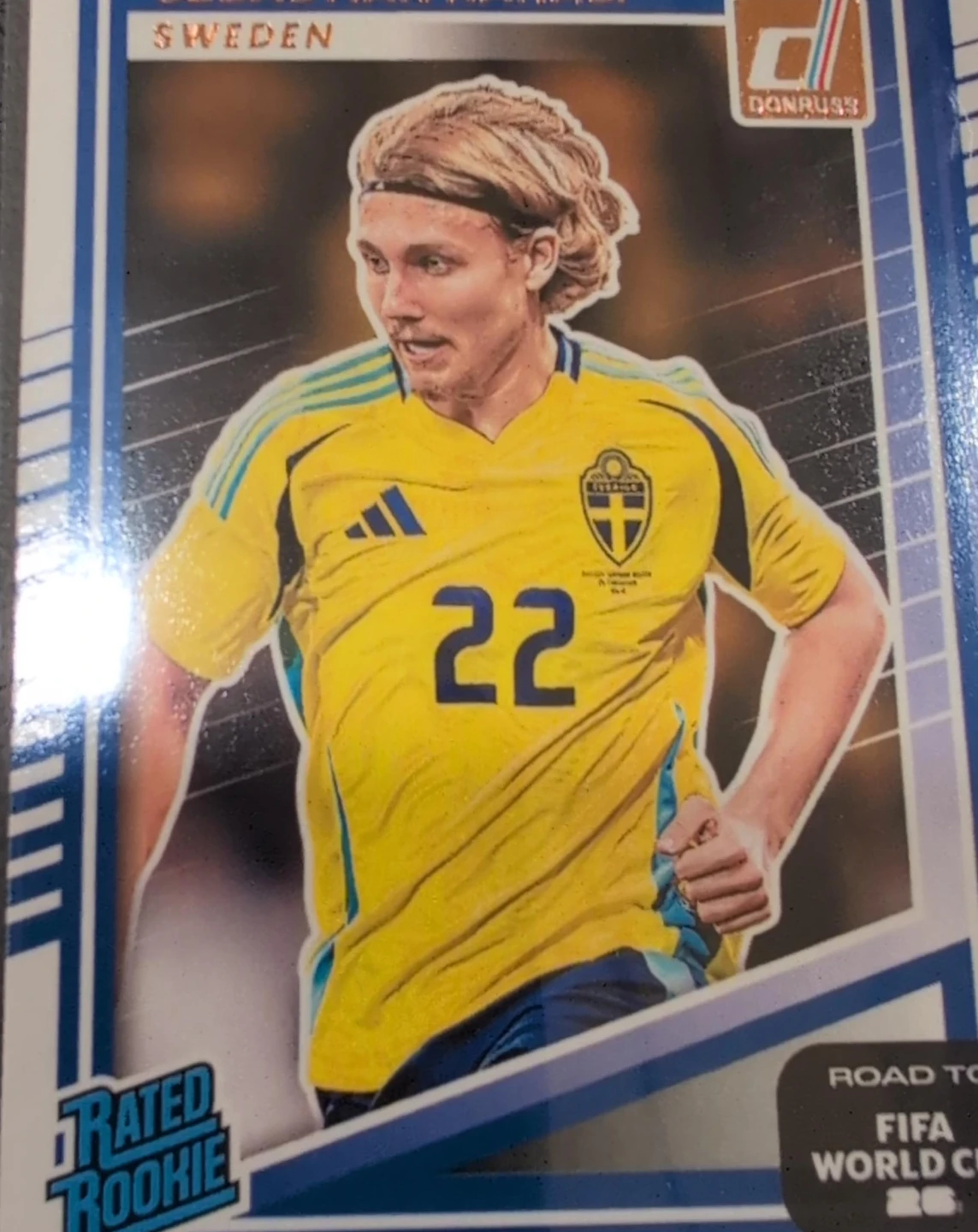 Donruss Rated Rookie Football Card - Sweden