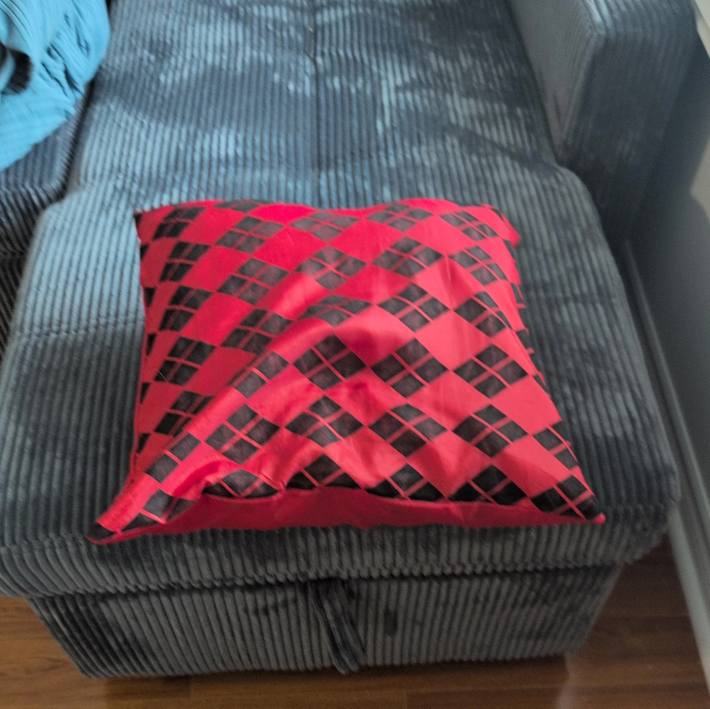 Red and Black Plaid Throw Pillow with pillow $3each 5 for $15