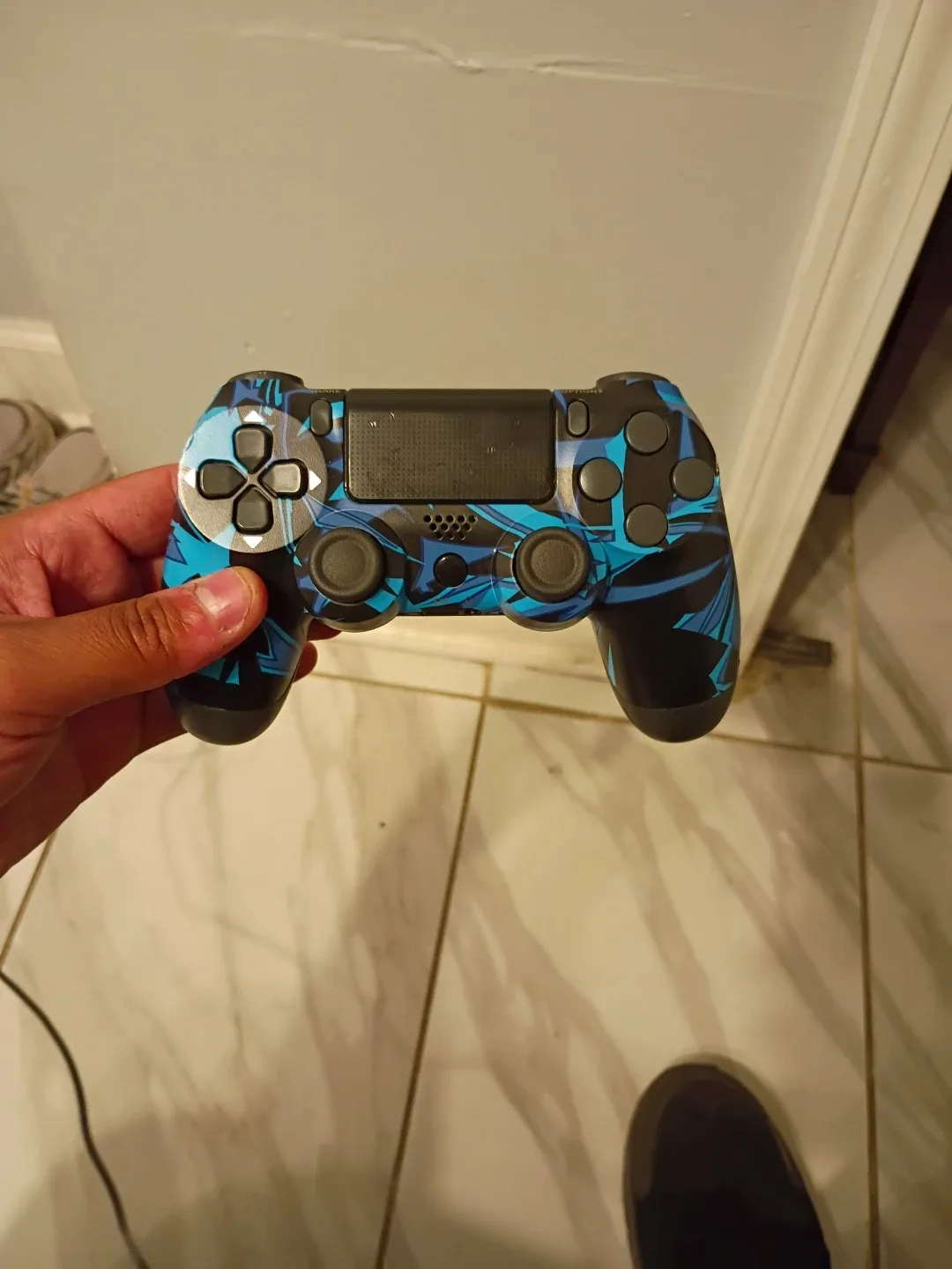 Custom Blue and Black Controller