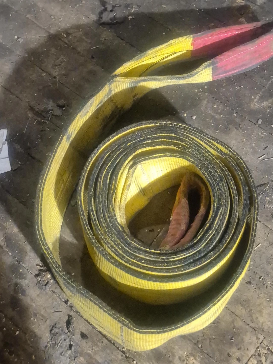 Yellow Lifting Sling Strap