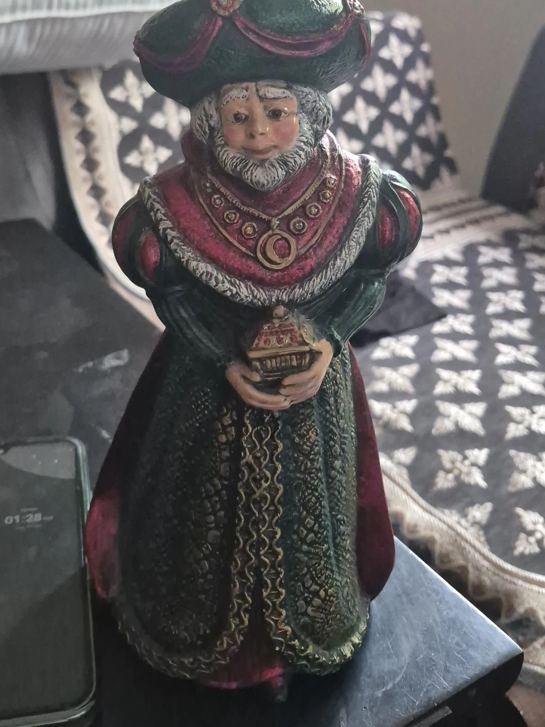 Decorative Figurine of a Royal Figure
