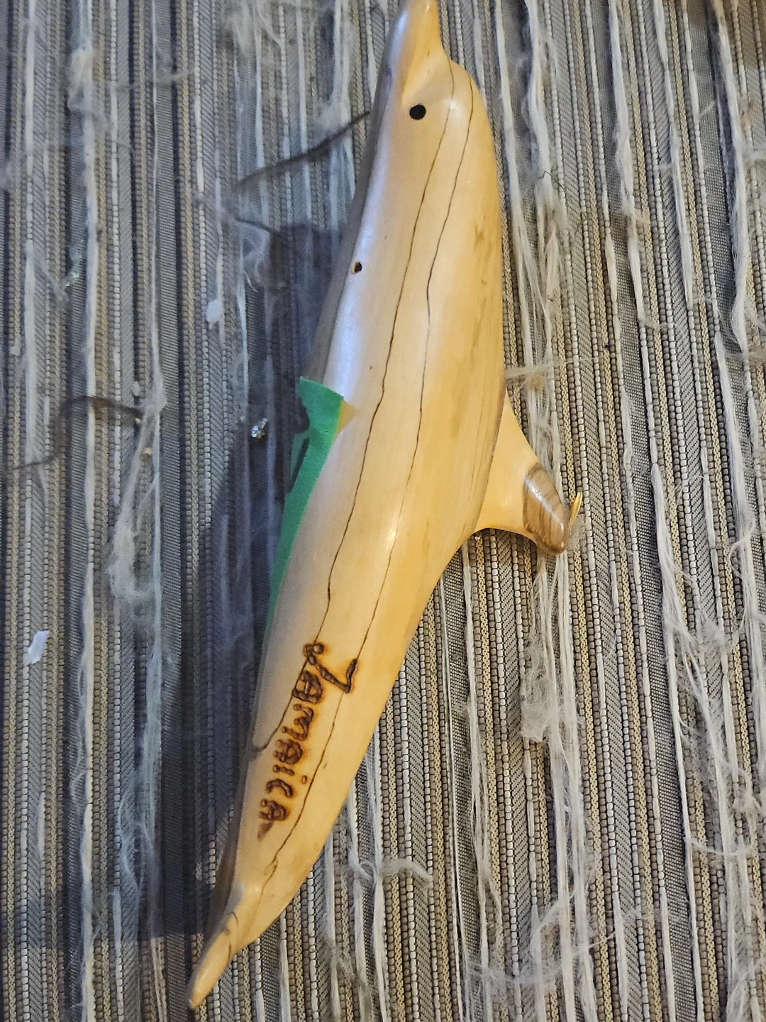 Wooden Dolphin Figurine - Jamaica