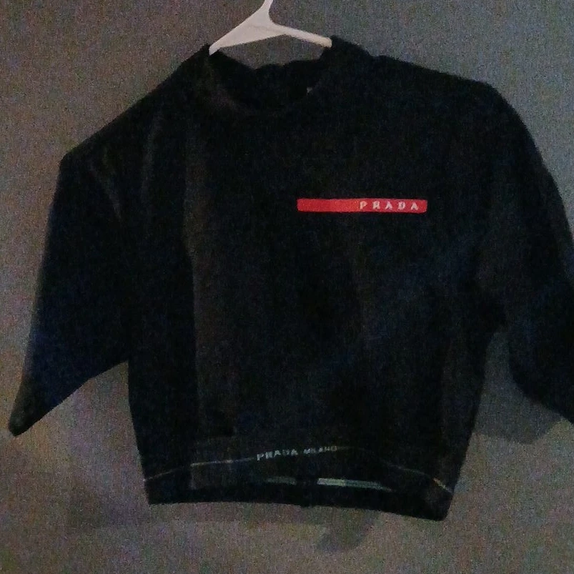 Prada Milano Black Cropped Top