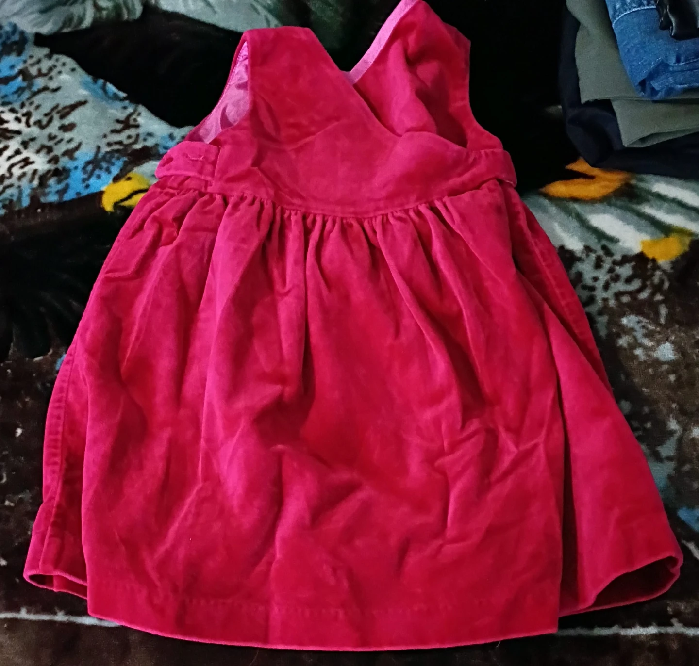 Pink Velvet Dress