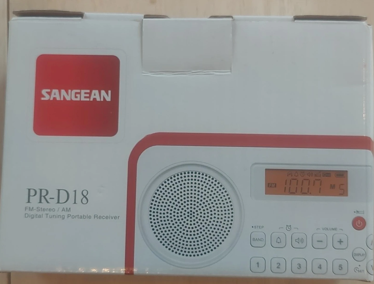 Sangean PR-D18 AM/FM Digital Tuning Portable Receiver
