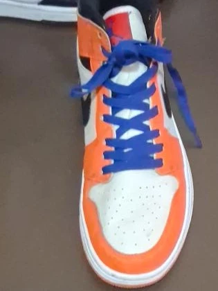 Nike Air Jordan 1 Mid SE Orange White Blue