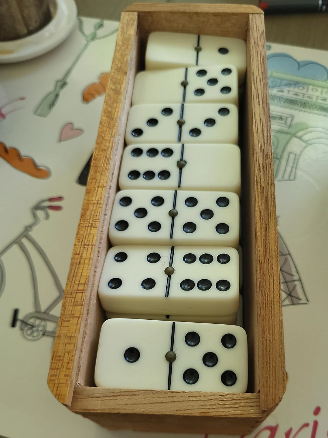 Wooden Domino Set