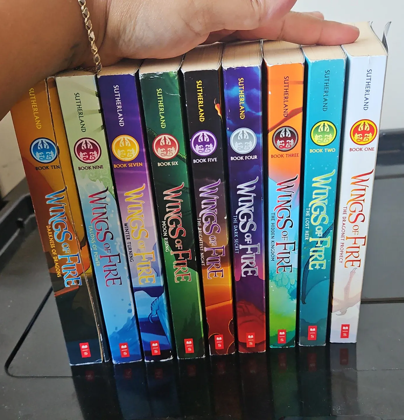Wings of Fire Books by Tui T. Sutherland (Books 1-10)