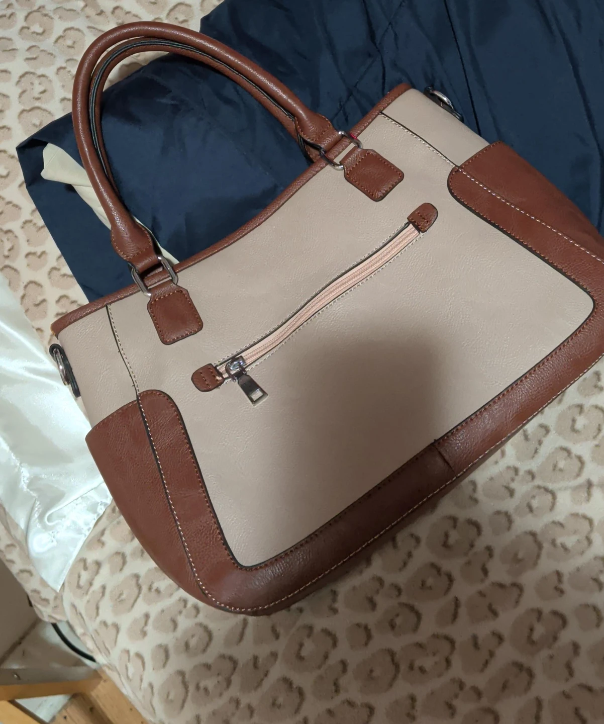 Giani Bernini Two-Tone Tote Bag