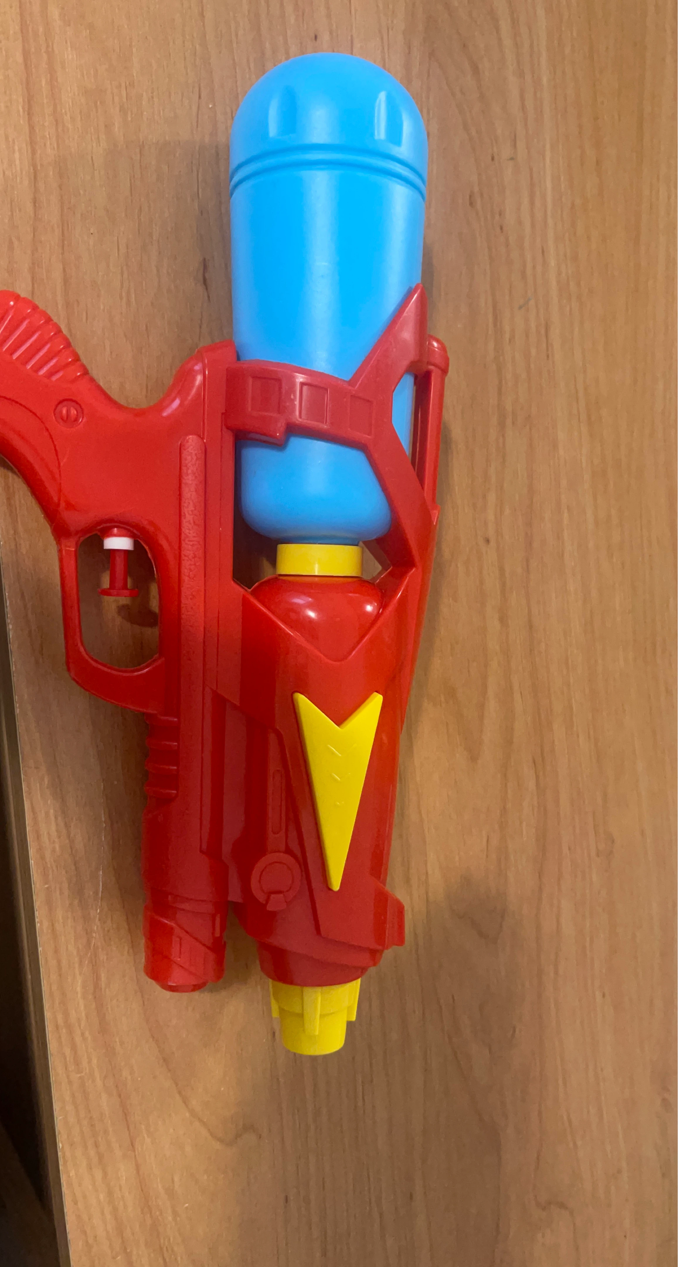 Red and Blue Water Gun Toy